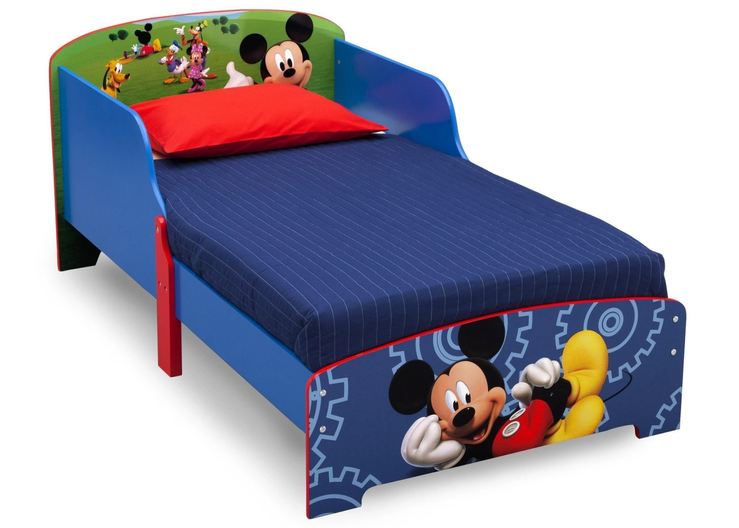 Delta Children Mickey Mouse Wood Toddler Bed 3 Delta Children Mickey Mouse Wood Toddler Bed - Image 3