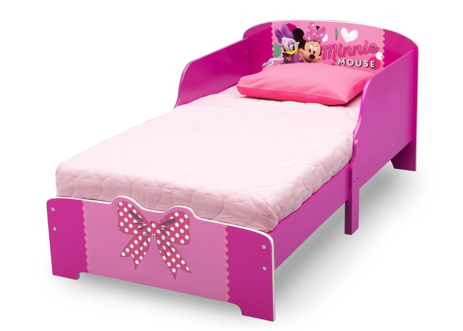 Delta Children Minnie Mouse Wood Toddler Bed 4 Delta Children Minnie Mouse Wood Toddler Bed - Image 4