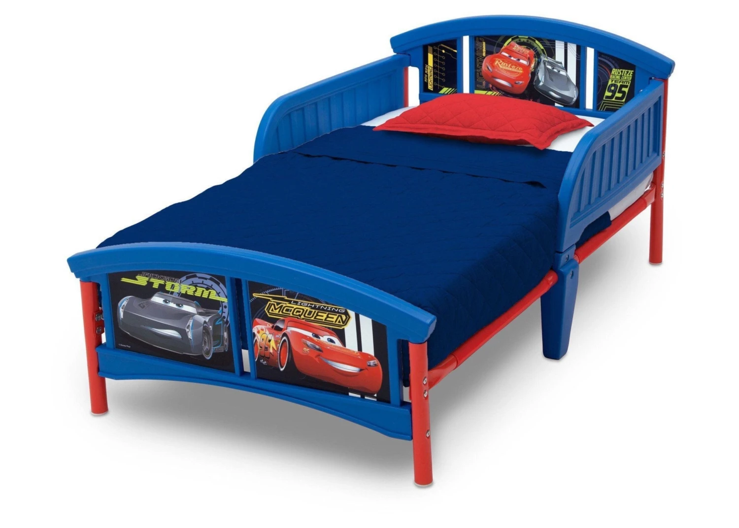 Delta Children Cars Plastic Toddler Bed 5 Delta Children Cars Plastic Toddler Bed - Image 5