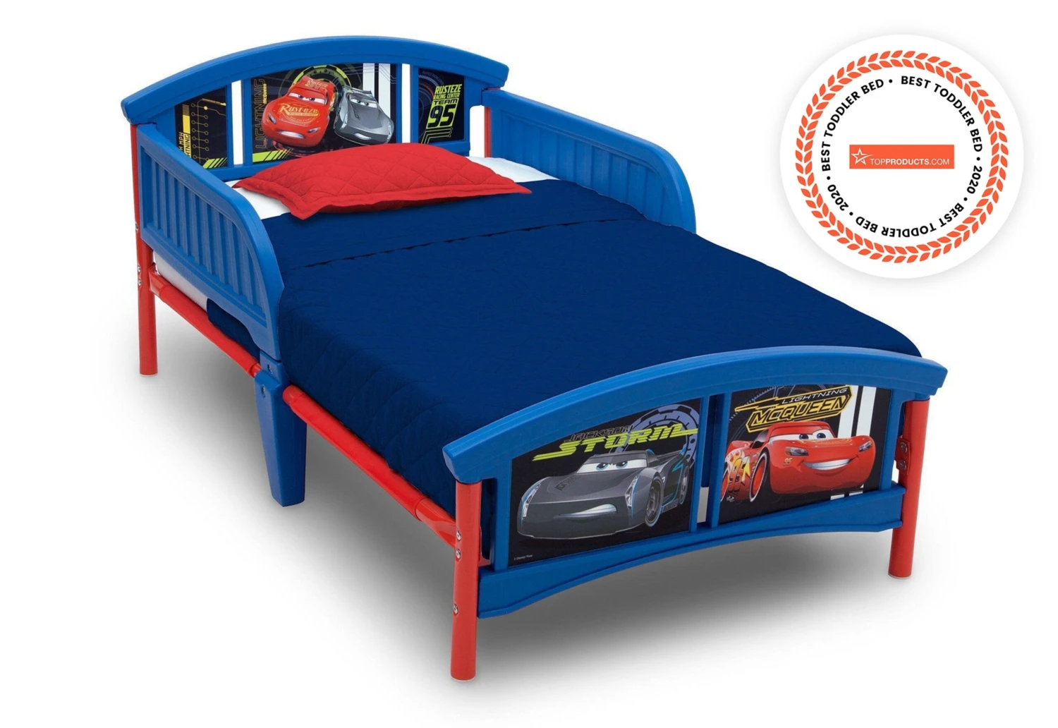Delta Children Cars Plastic Toddler Bed 3 Delta Children Cars Plastic Toddler Bed - Image 3
