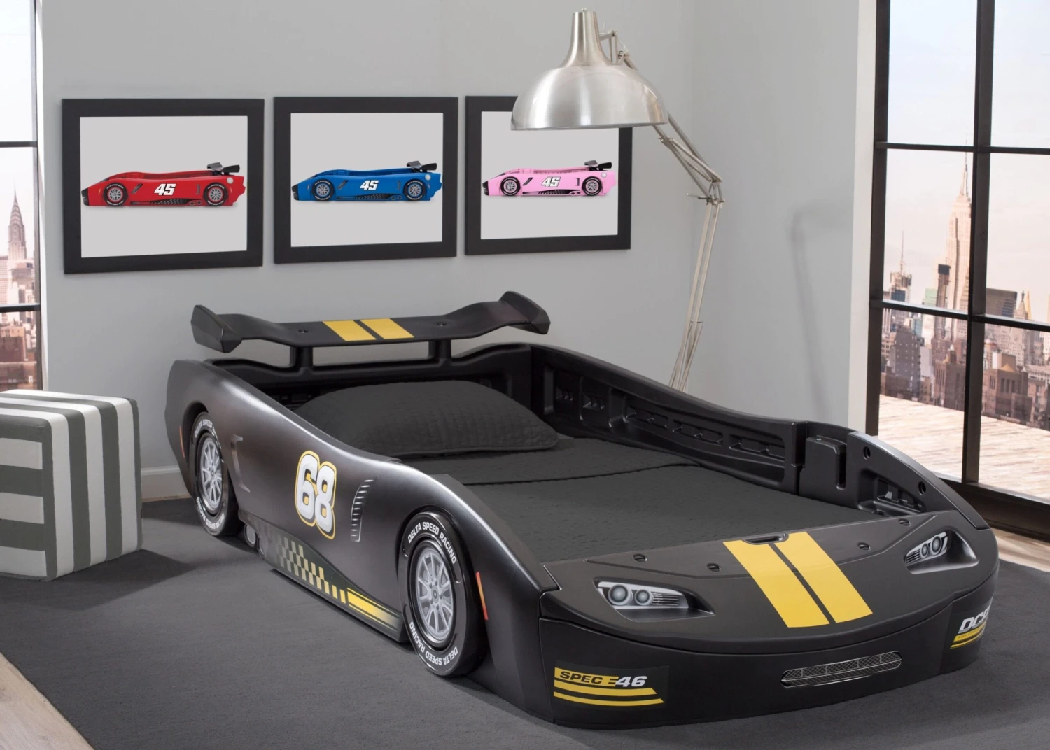 Delta Children Turbo Race Car Twin Bed 17 Delta Children Turbo Race Car Twin Bed - Image 17