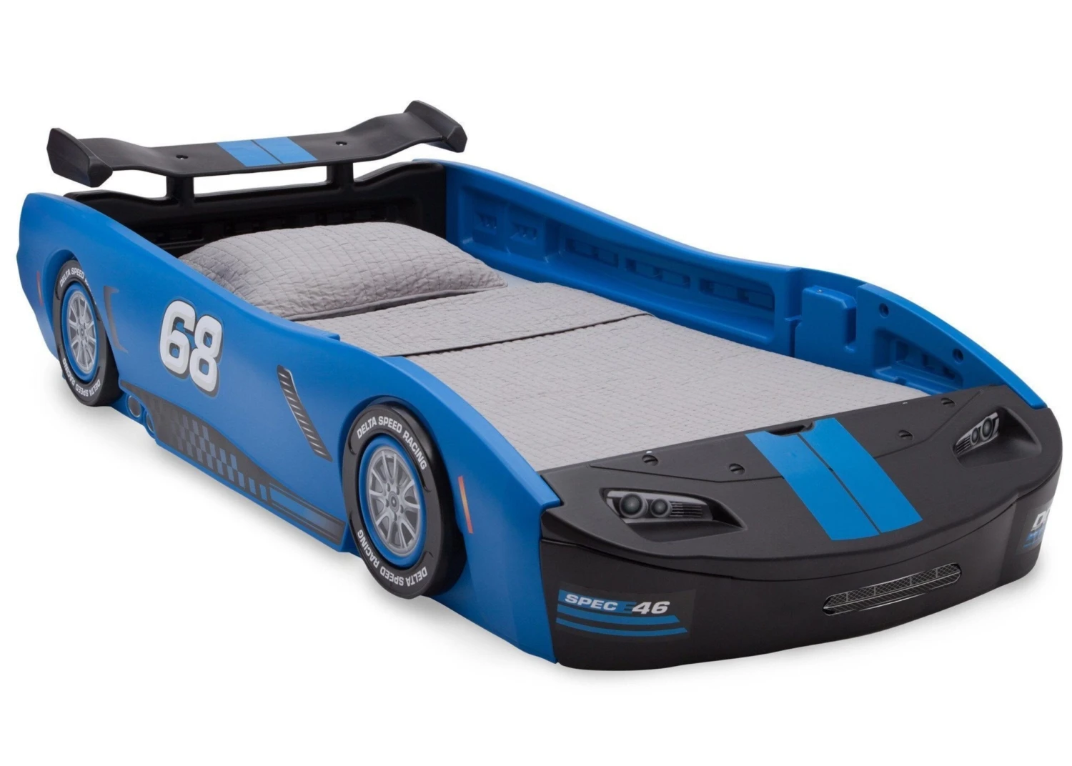 Delta Children Turbo Race Car Twin Bed 7 Delta Children Turbo Race Car Twin Bed - Image 7