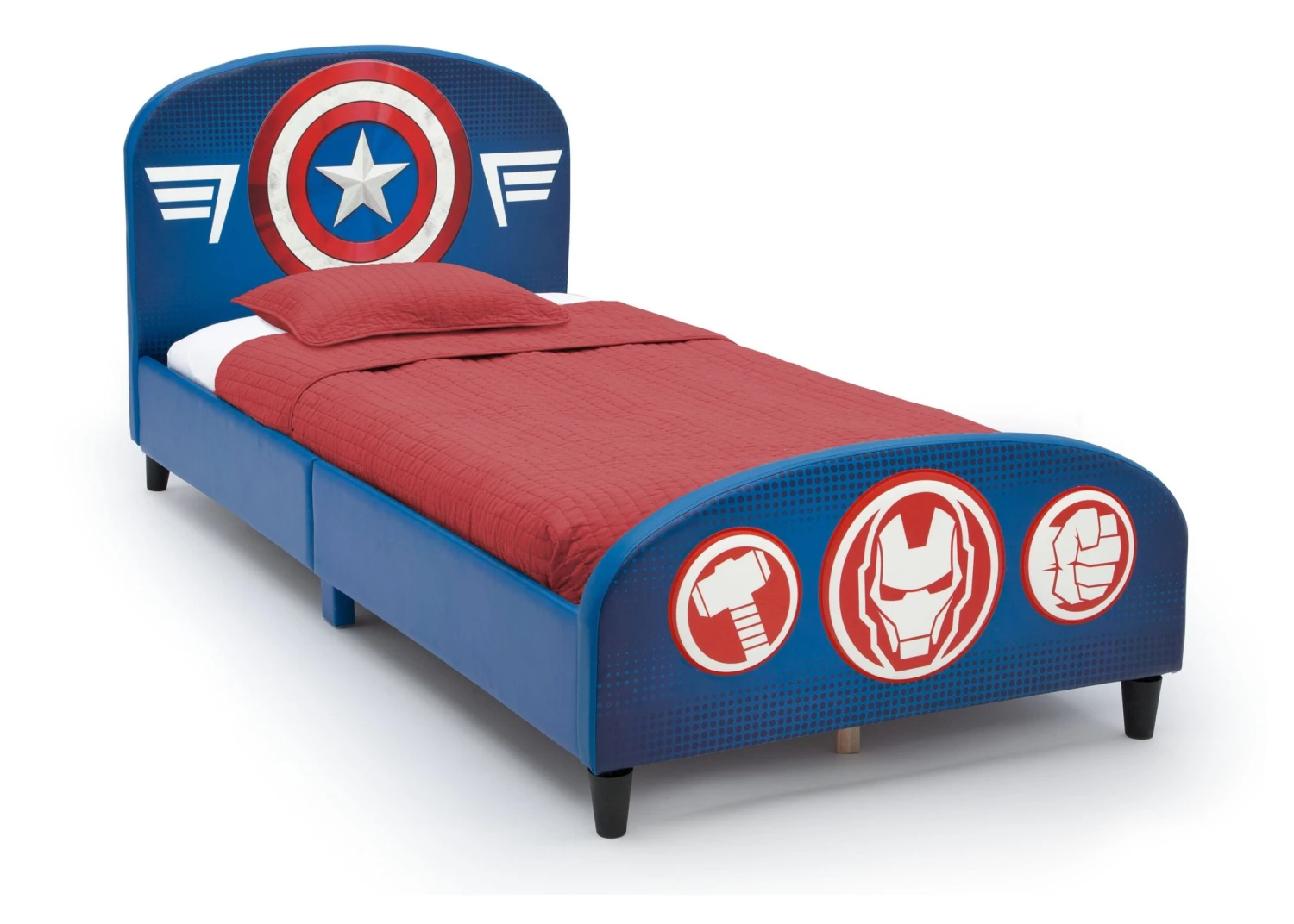 Delta Children Avengers Upholstered Twin Bed 4 Delta Children Avengers Upholstered Twin Bed - Image 4