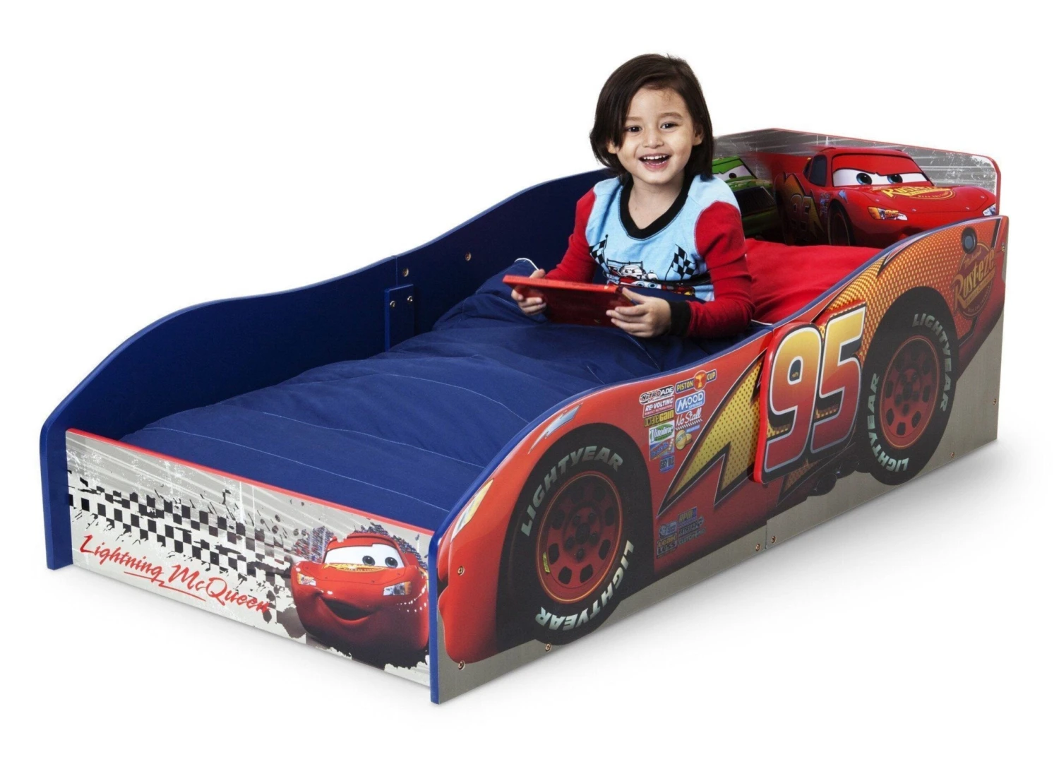 Delta Children Cars Wood Toddler Bed 2 Delta Children Cars Wood Toddler Bed - Image 2