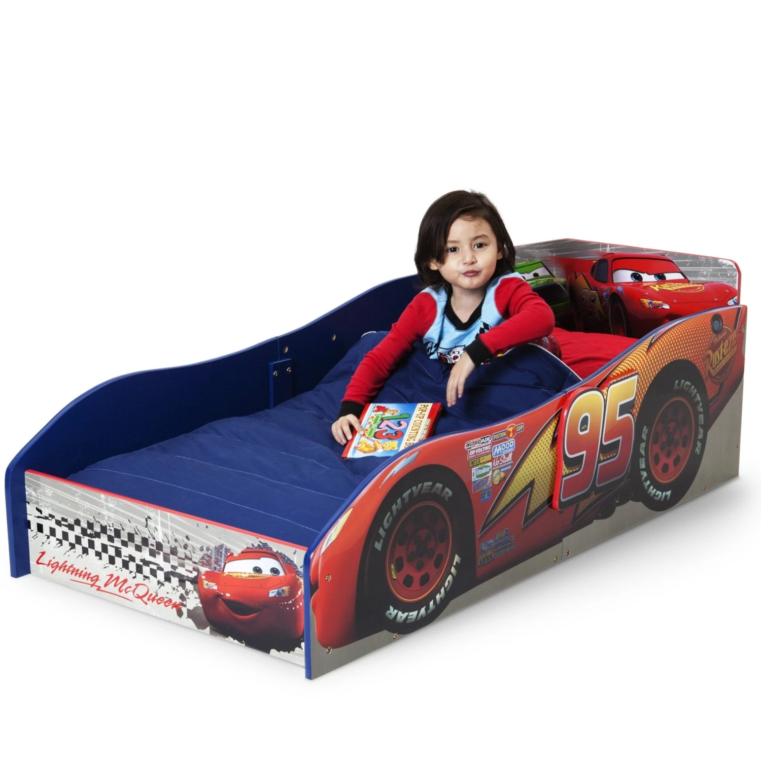 Delta Children Cars Wood Toddler Bed 1 Delta Children Cars Wood Toddler Bed