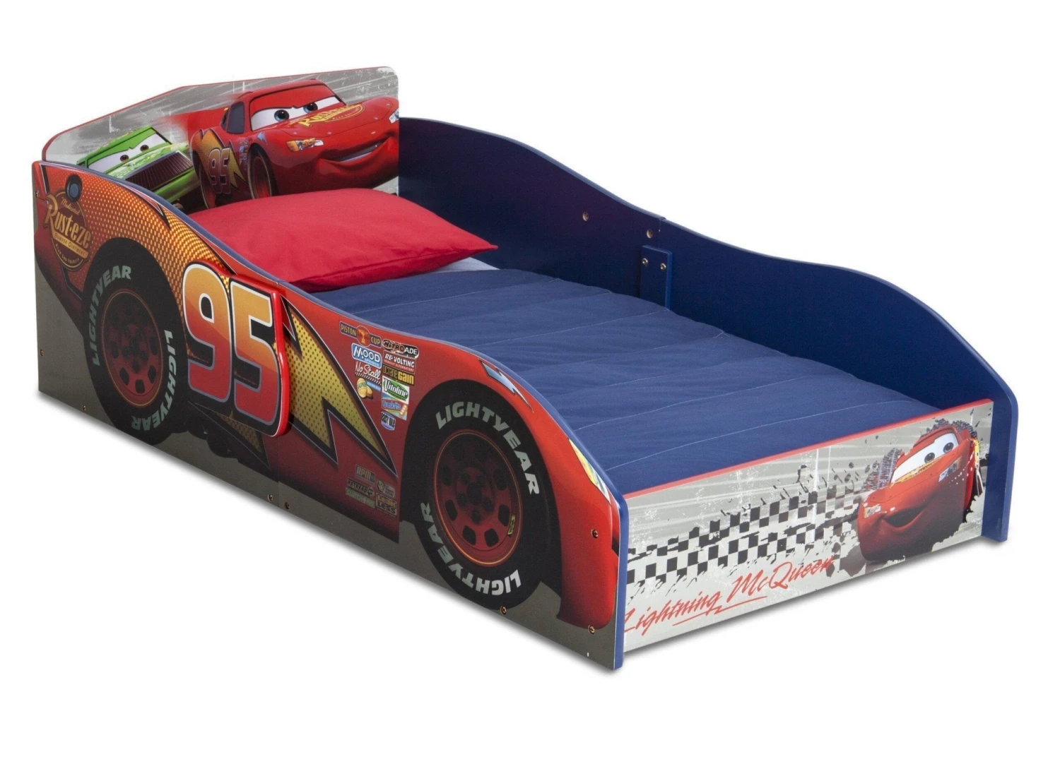 Delta Children Cars Wood Toddler Bed 6 Delta Children Cars Wood Toddler Bed - Image 6