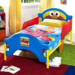 Delta Children Sesame Street Plastic Toddler Bed
