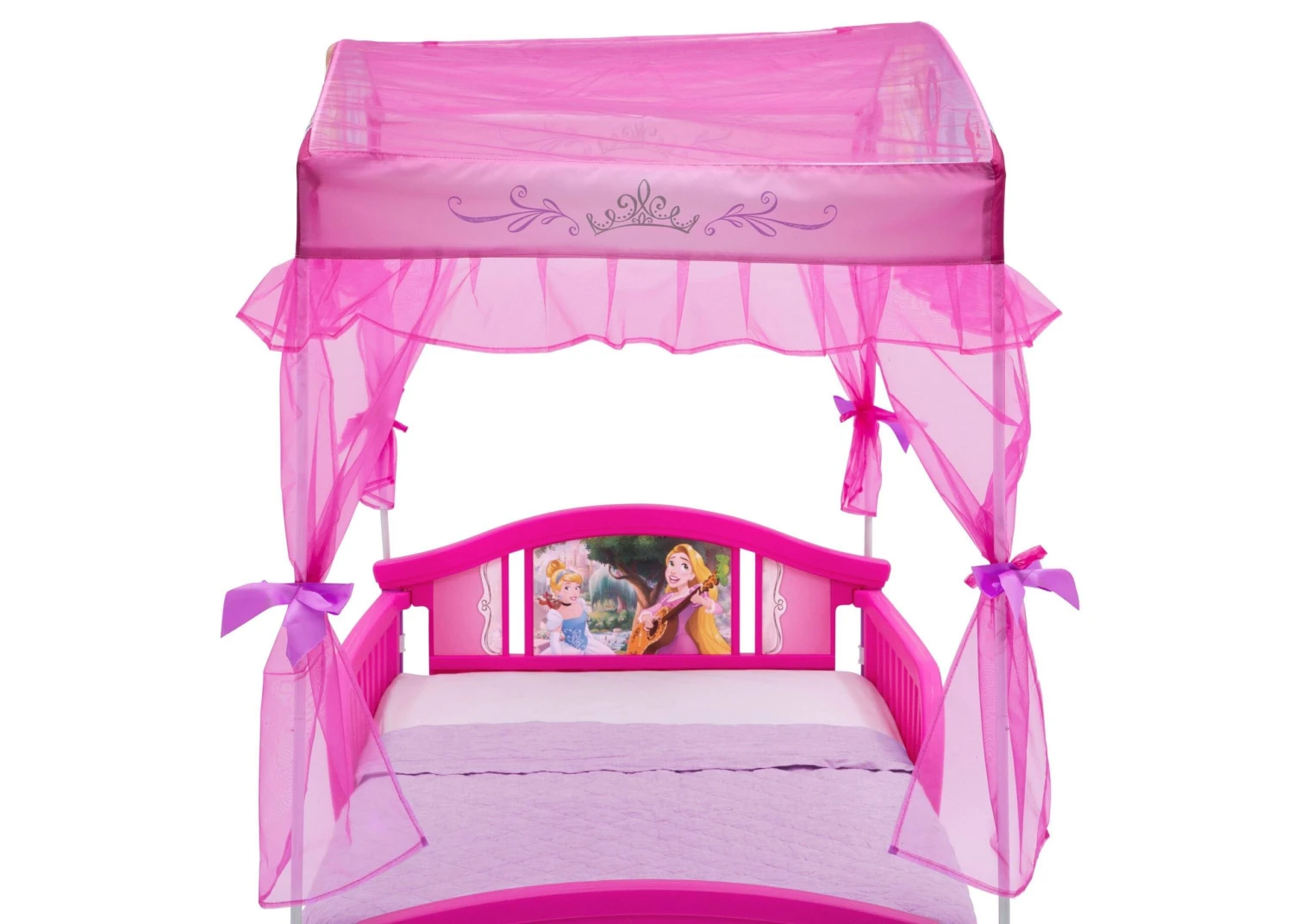 Delta Children Princess Canopy Toddler Bed 5 Delta Children Princess Canopy Toddler Bed - Image 5