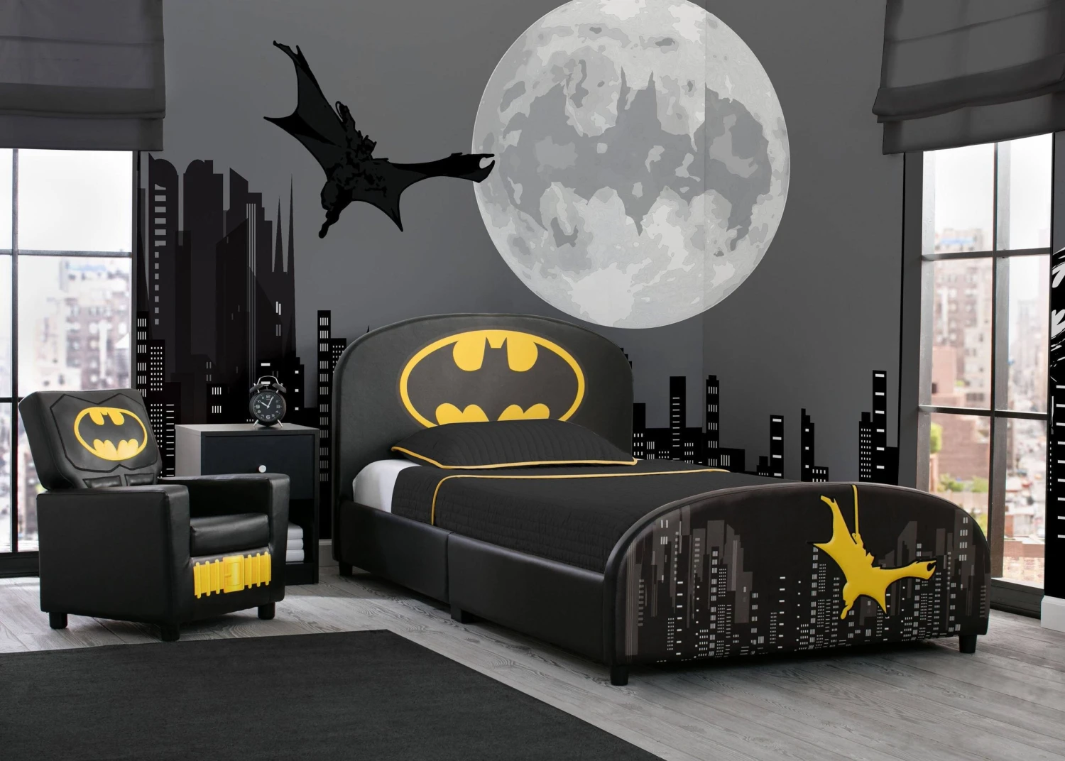 Delta Children Batman Upholstered Twin Bed 3 Delta Children Batman Upholstered Twin Bed - Image 3