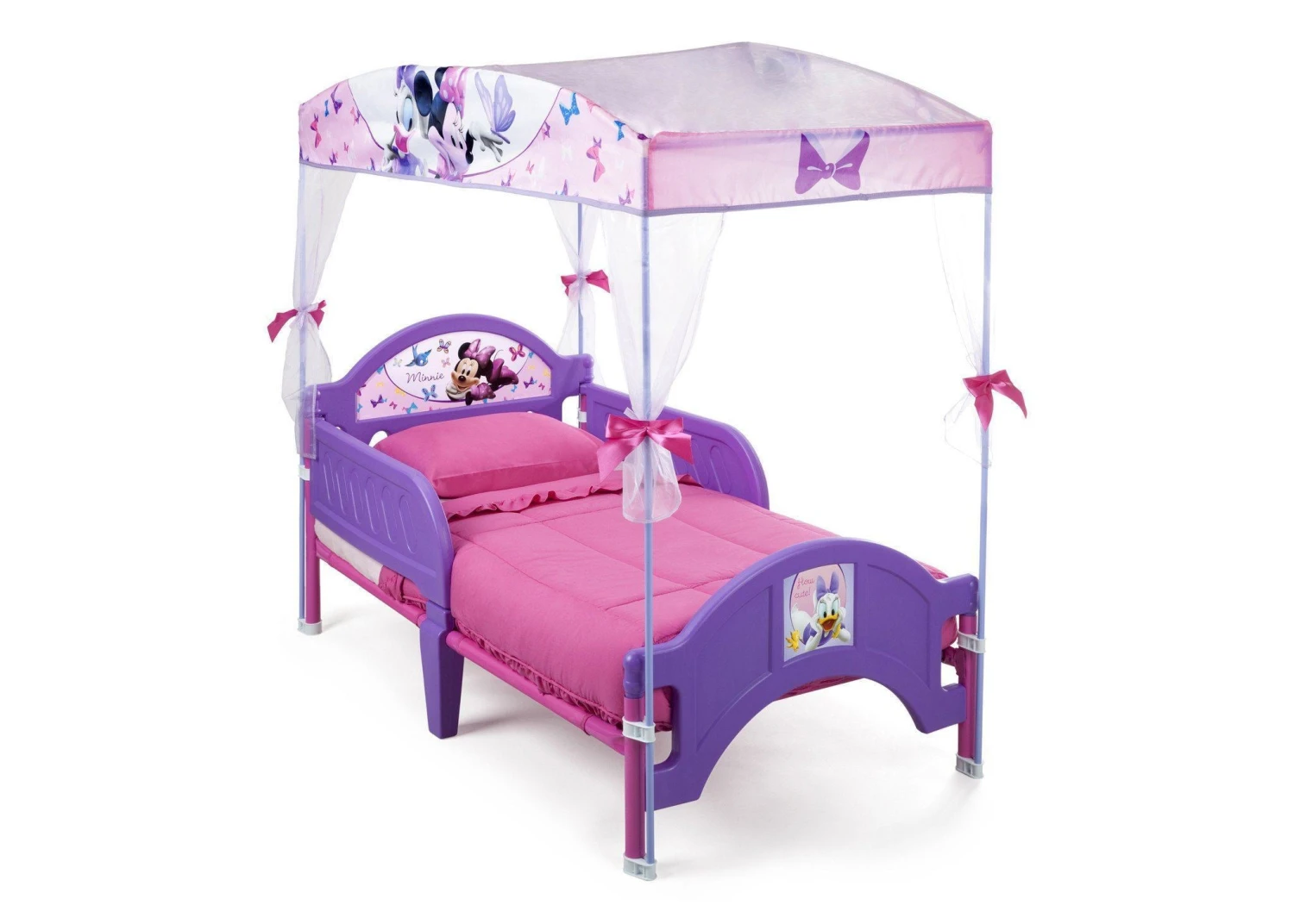 Delta Children Minnie Mouse Toddler Canopy Bed 4 Delta Children Minnie Mouse Toddler Canopy Bed - Image 4