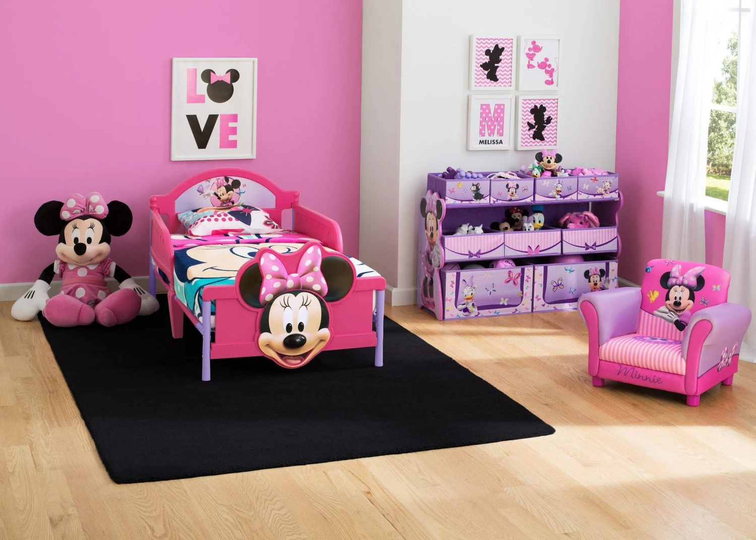 Delta Children Minnie Mouse Plastic 3D Toddler Bed 2 Delta Children Minnie Mouse Plastic 3D Toddler Bed - Image 2