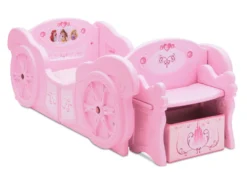 Delta Children Princess Carriage Convertible Toddler-to-Twin Bed 9 Delta Children Princess Carriage Convertible Toddler-to-Twin Bed -Delta Children Sales Store BB87191PS princess carriage toddler bed right NO canopy hi res scaled