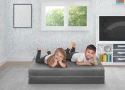 Delta Children Convertible Sofa And Play Set For Kids And Toddlers Modular Foam Couch And Flip Out Lounger With 2 Ottomans 13 Delta Children Convertible Sofa And Play Set For Kids And Toddlers Modular Foam Couch And Flip Out Lounger With 2 Ottomans -Delta Children Sales Store CFO1010 5000 Cozee Sofa and Play Set Grey Mink Lifestyle 15 scaled