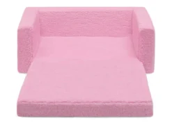 Delta Children Personalized Cozee Flip-Out Sherpa 2-in-1 Convertible Sofa To Lounger For Kids 22 Delta Children Personalized Cozee Flip-Out Sherpa 2-in-1 Convertible Sofa To Lounger For Kids -Delta Children Sales Store EM208223W 5032 Cozee Flip Out Sofa Sherpa Pink Embroidered Silo 20 scaled