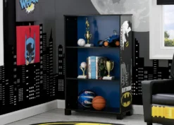 Delta Children Batman Deluxe 3-Shelf Bookcase