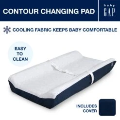 BabyGap Contoured Changing Pad With Cooling Cover 9 BabyGap Contoured Changing Pad With Cooling Cover -Delta Children Sales Store H57965 4500 8