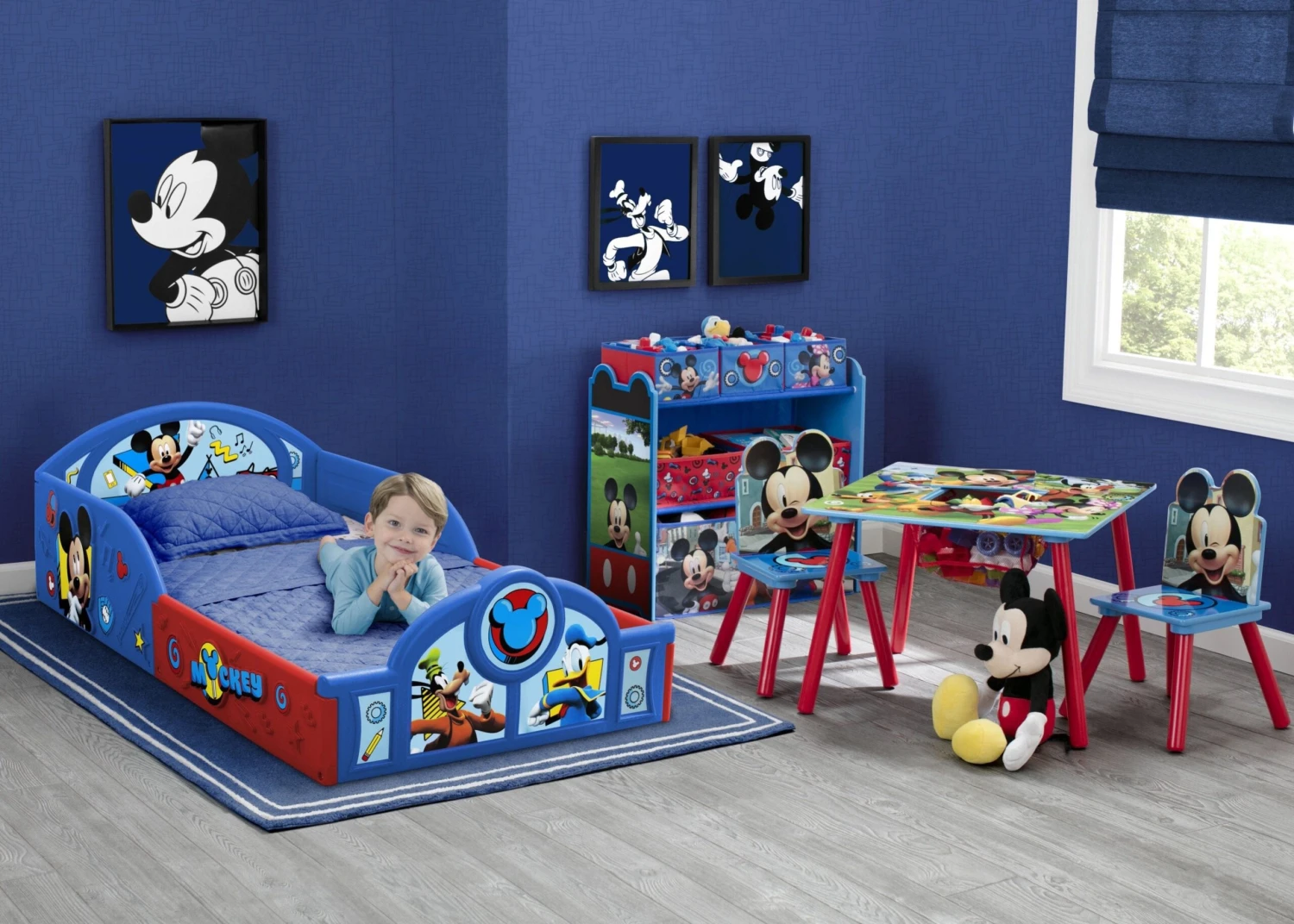 Delta Children Mickey Mouse Plastic Sleep And Play Toddler Bed 2 Delta Children Mickey Mouse Plastic Sleep And Play Toddler Bed - Image 2