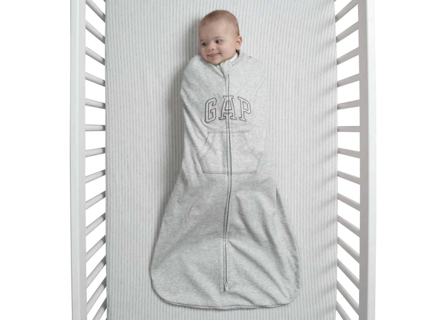 BabyGap TrueSleep Sleep Sack With Zipper And Built-In Swaddle 1 BabyGap TrueSleep Sleep Sack With Zipper And Built-In Swaddle