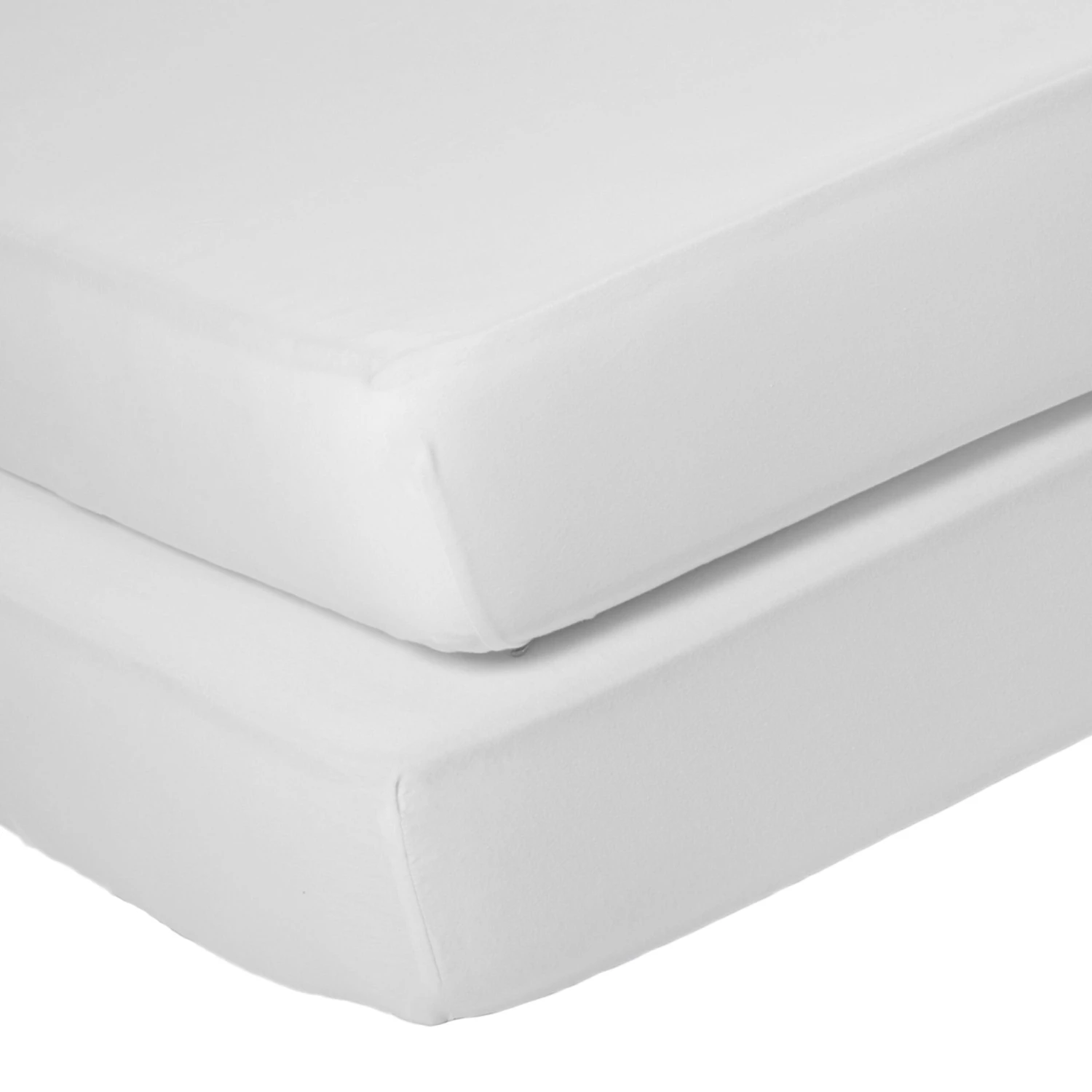 Delta Children Fitted Crib Sheets - 2 Pack, White 3 Delta Children Fitted Crib Sheets - 2 Pack, White - Image 3