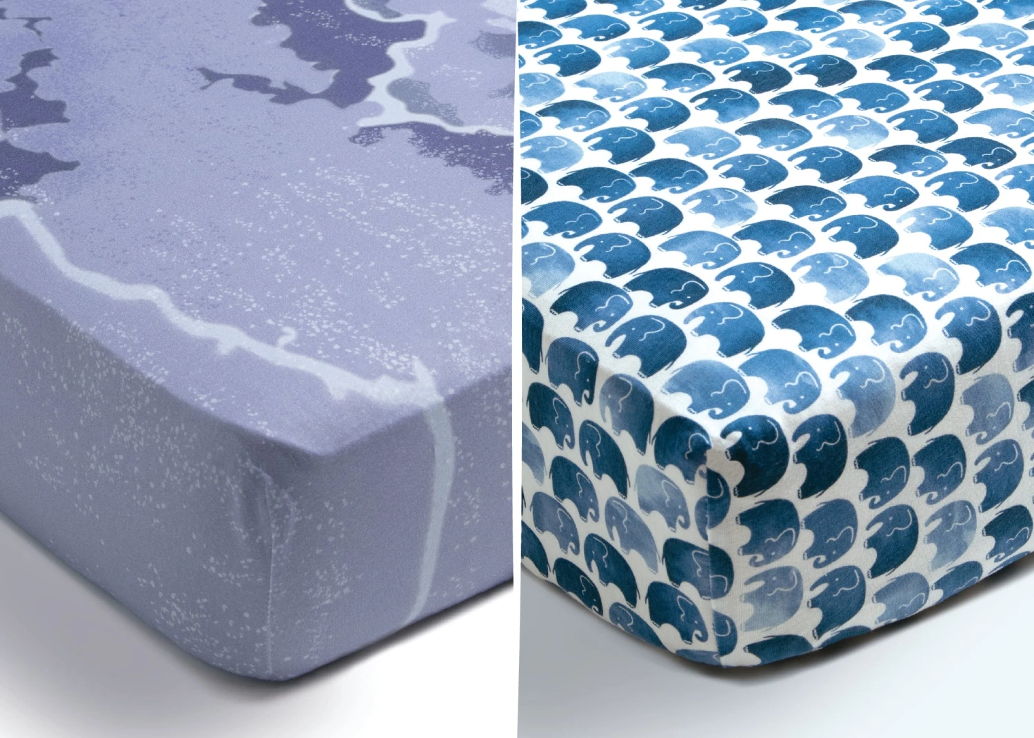 Delta Children Watercolor Elephant Fitted Crib Sheets - 2 Pack 5 Delta Children Watercolor Elephant Fitted Crib Sheets - 2 Pack - Image 5