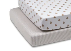 BabyGap 100% Organic Cotton Crib Sheets - 2 Pack 29 BabyGap 100% Organic Cotton Crib Sheets - 2 Pack -Delta Children Sales Store SA8001GP 2407 crib sheets tan melange silo 15 scaled