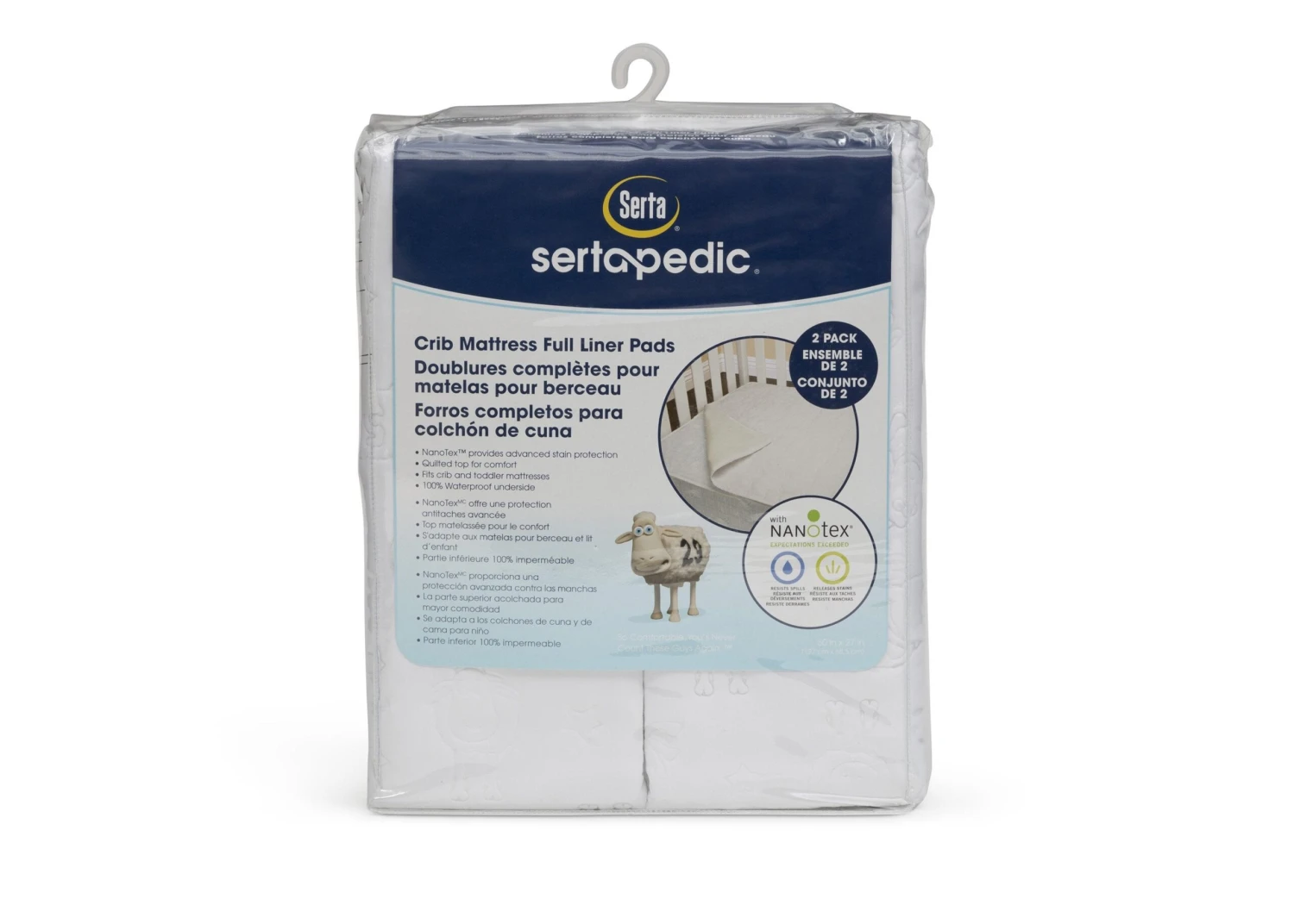 Crib Mattress Liner Pads (Pack Of 2)| Extra Protection For Baby’s Crib With Nanotex Technology| 100% Waterproof (White) 2 Crib Mattress Liner Pads (Pack Of 2)| Extra Protection For Baby’s Crib With Nanotex Technology| 100% Waterproof (White) - Image 2