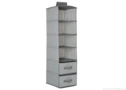 Delta Children 6 Shelf Storage With 2 Drawers