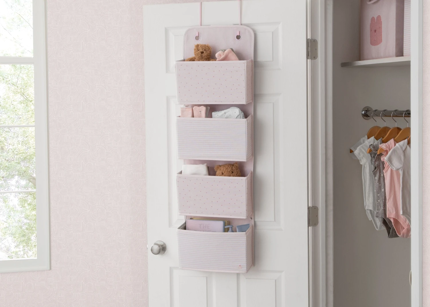 BabyGap 2-Pack Over The Door Storage Organizer With 4 Pockets 1 BabyGap 2-Pack Over The Door Storage Organizer With 4 Pockets