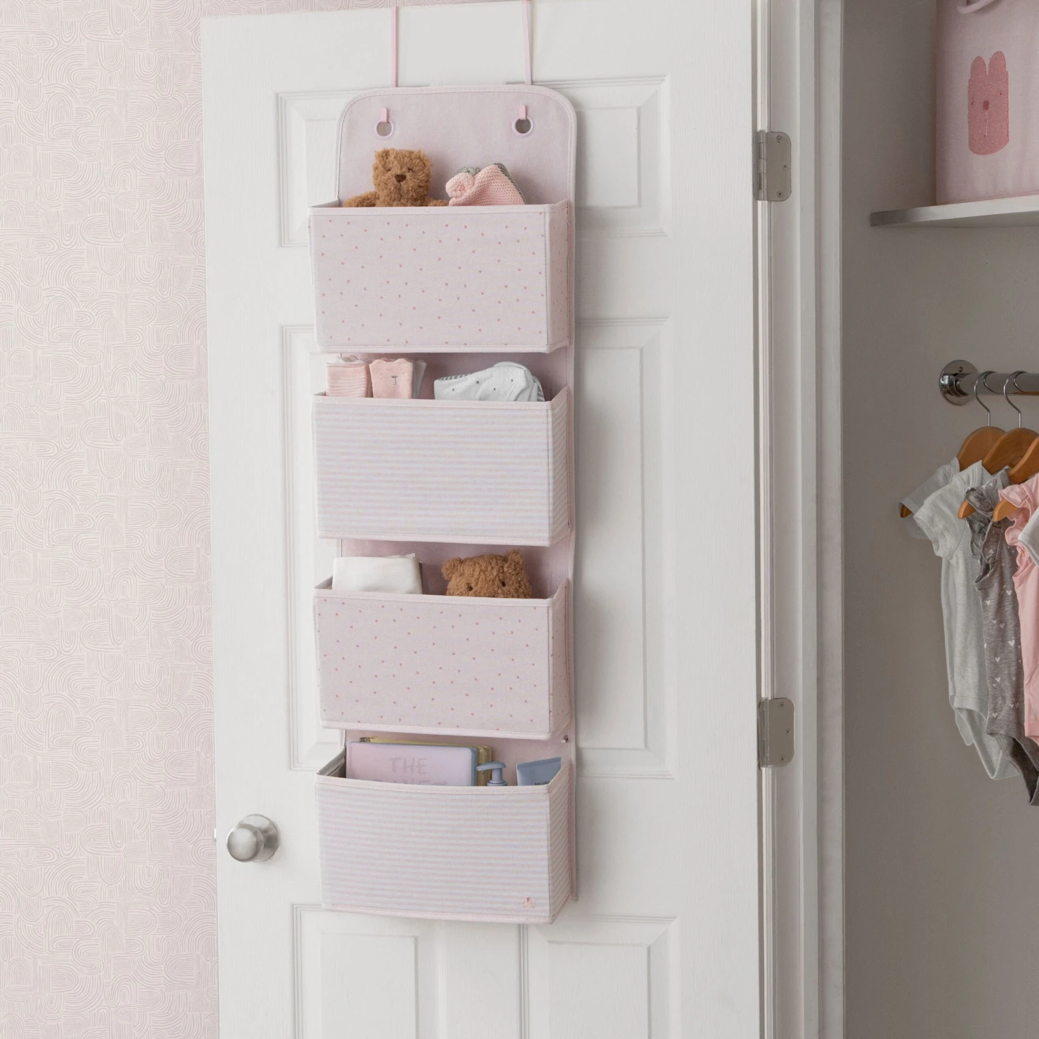 BabyGap 2-Pack Over The Door Storage Organizer With 4 Pockets 3 BabyGap 2-Pack Over The Door Storage Organizer With 4 Pockets - Image 3