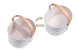 BabyGap 3-Pack Nested Fabric Storage Bins With Handles 17 BabyGap 3-Pack Nested Fabric Storage Bins With Handles -Delta Children Sales Store SS8478GP 3410 packcallout tan 01