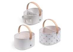 BabyGap 3-Pack Nested Fabric Storage Bins With Handles 16 BabyGap 3-Pack Nested Fabric Storage Bins With Handles -Delta Children Sales Store SS8478GP 3410 packsilo tan 10