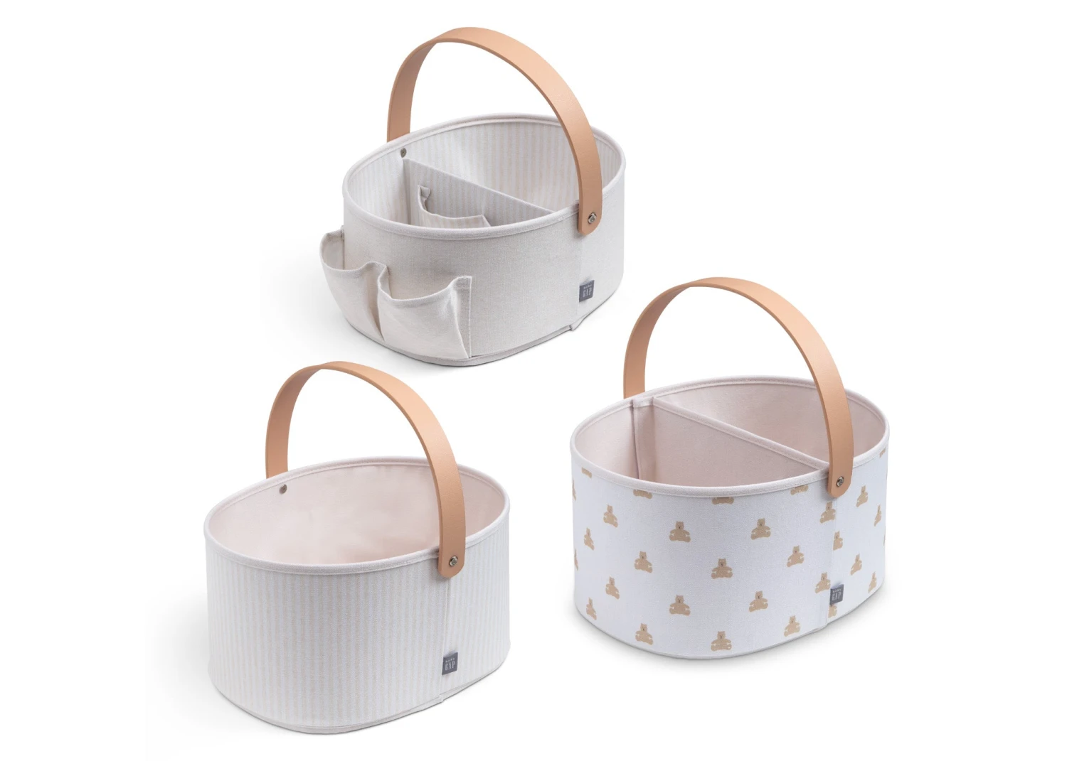 BabyGap 3-Pack Nested Fabric Storage Bins With Handles 5 BabyGap 3-Pack Nested Fabric Storage Bins With Handles - Image 5