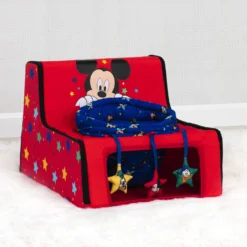 Delta Children Mickey Mouse Sit N Play Portable Activity Seat For Babies