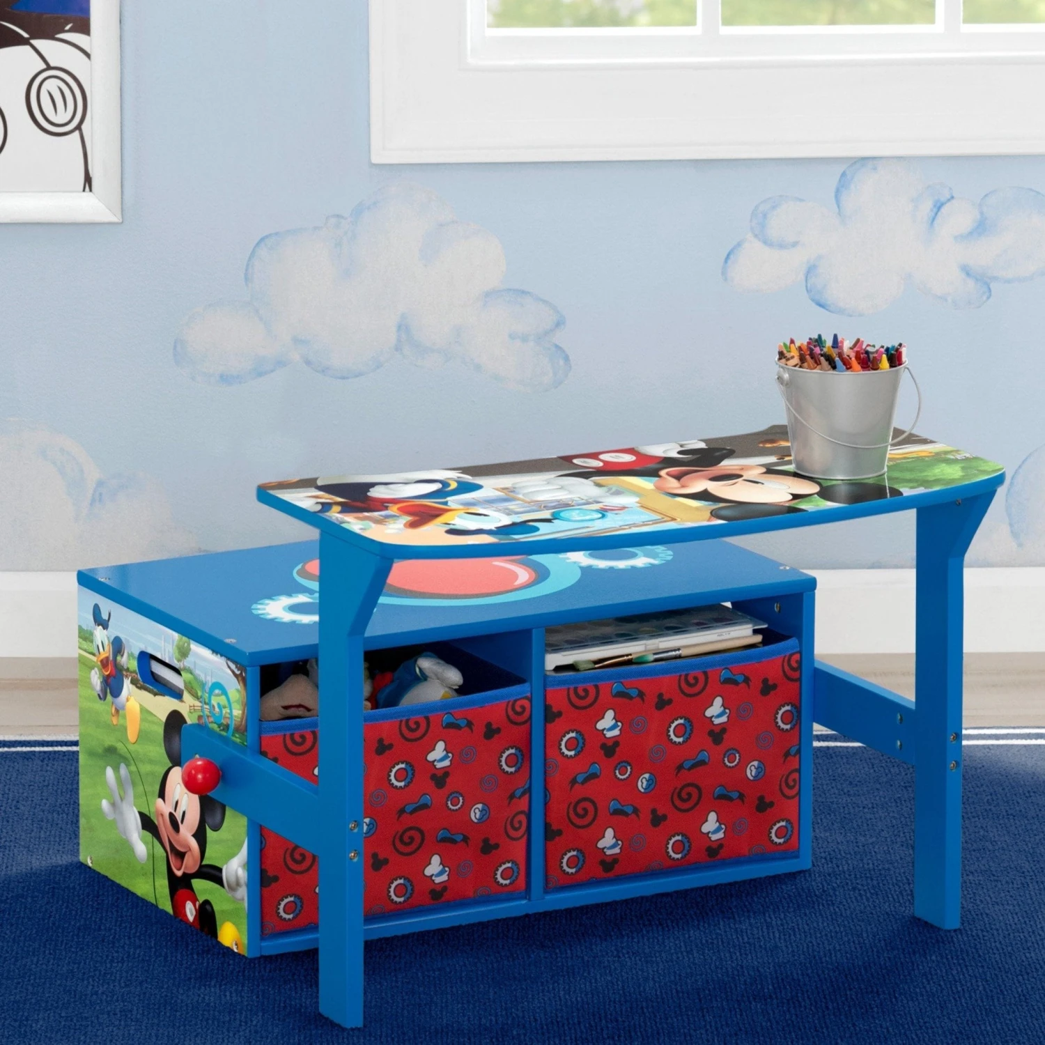 Delta Children Mickey Mouse Activity Bench 6 Delta Children Mickey Mouse Activity Bench - Image 6