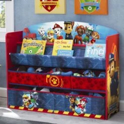 Delta Children PAW Patrol Deluxe Book And Toy Organizer 9 Delta Children PAW Patrol Deluxe Book And Toy Organizer -Delta Children Sales Store TB83271PW paw patrol deluxe book and toy hangtag hi res 78332216 d426 41d0 b306 1552d6c7476d