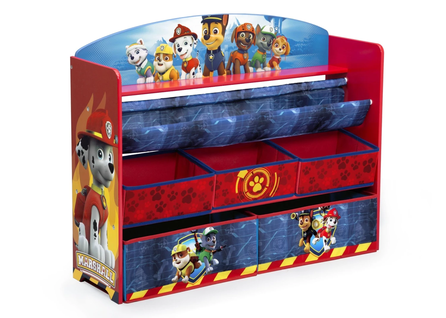 Delta Children PAW Patrol Deluxe Book And Toy Organizer 2 Delta Children PAW Patrol Deluxe Book And Toy Organizer - Image 2