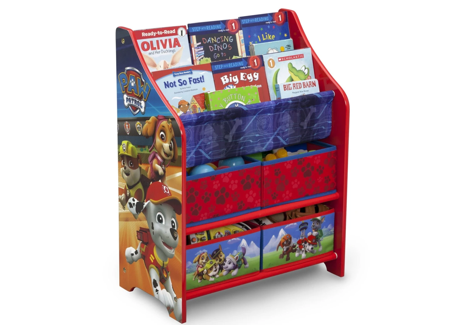 Delta Children PAW Patrol Book And Toy Organizer 2 Delta Children PAW Patrol Book And Toy Organizer - Image 2