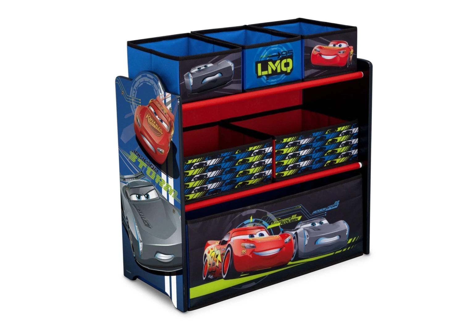 Delta Children Cars Multi-Bin Toy Organizer 1 Delta Children Cars Multi-Bin Toy Organizer
