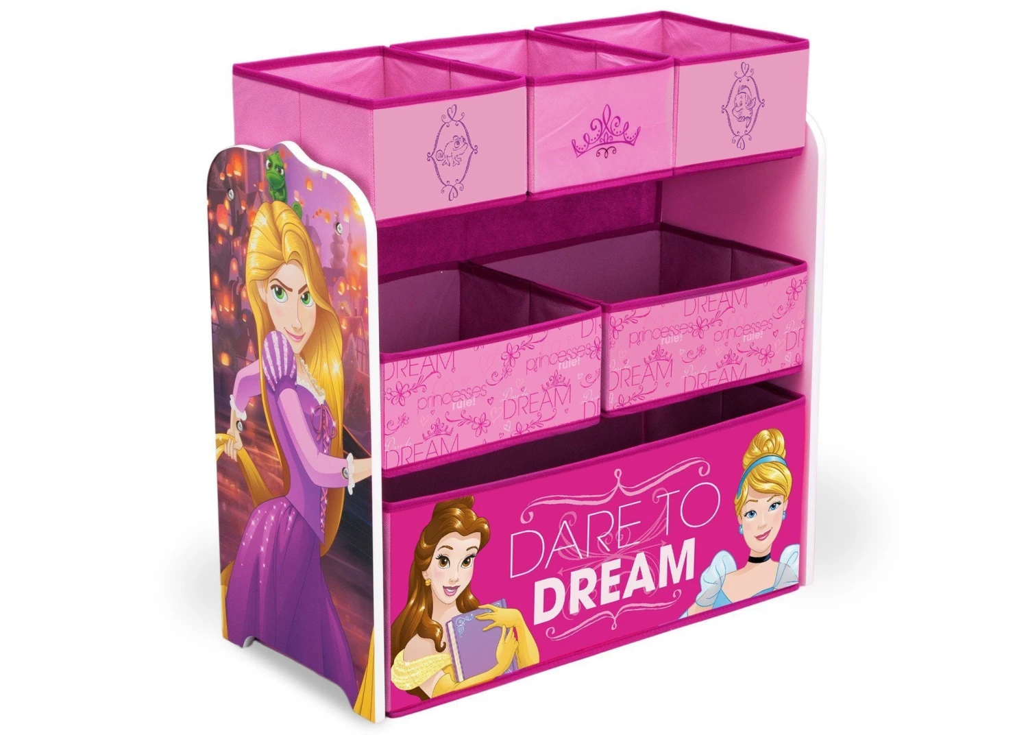 Delta Children Princess Multi-Bin Toy Organizer 1 Delta Children Princess Multi-Bin Toy Organizer