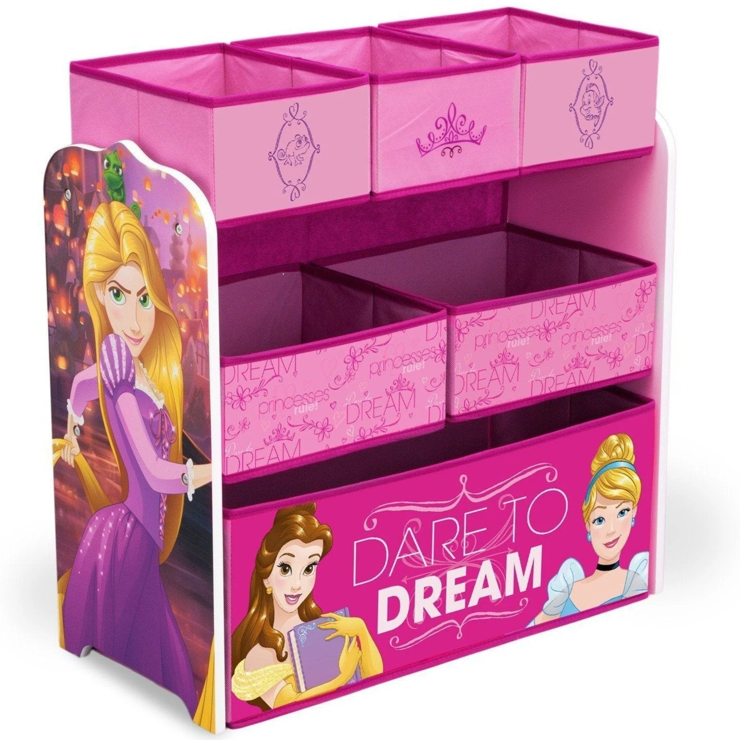 Delta Children Princess Multi-Bin Toy Organizer 4 Delta Children Princess Multi-Bin Toy Organizer - Image 4