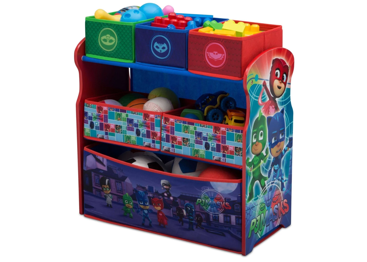 Delta Children PJ Masks Multi-Bin Toy Organizer 3 Delta Children PJ Masks Multi-Bin Toy Organizer - Image 3