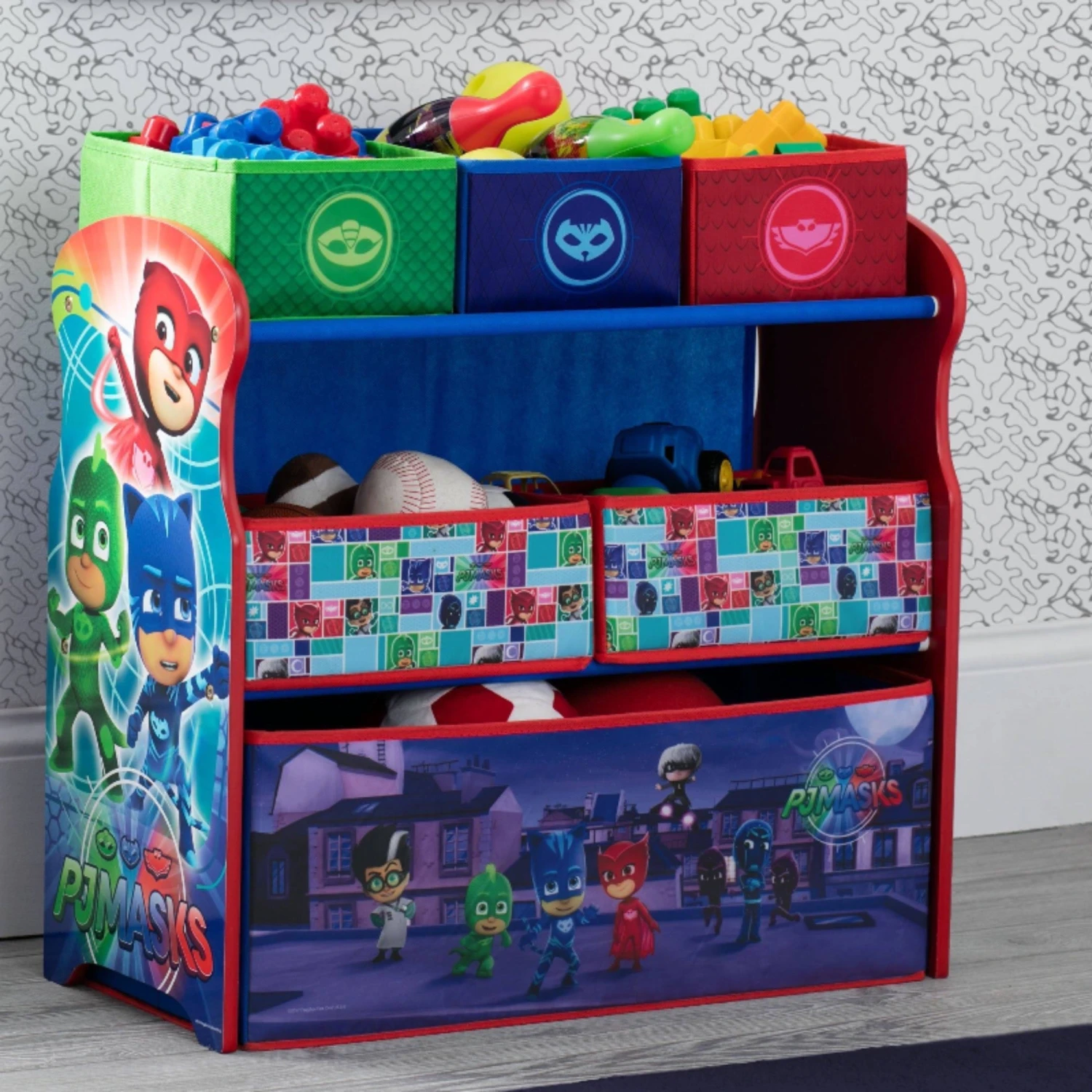 Delta Children PJ Masks Multi-Bin Toy Organizer 6 Delta Children PJ Masks Multi-Bin Toy Organizer - Image 6