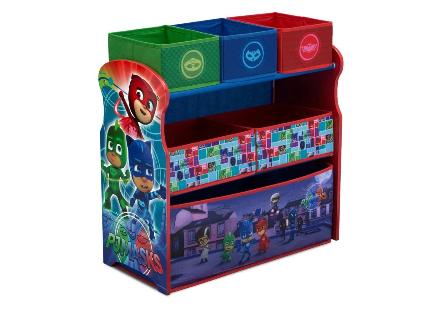 Delta Children PJ Masks Multi-Bin Toy Organizer 2 Delta Children PJ Masks Multi-Bin Toy Organizer - Image 2