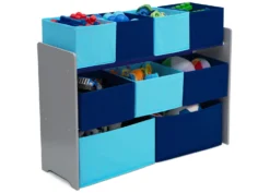 Delta Children Deluxe Multi-Bin Toy Organizer With Storage Bins 34 Delta Children Deluxe Multi-Bin Toy Organizer With Storage Bins -Delta Children Sales Store TB83414GN blue grey generic xtra wide multibin right props hi res 4b2d74a7 31d4 448a b355 0d864fc2376f scaled