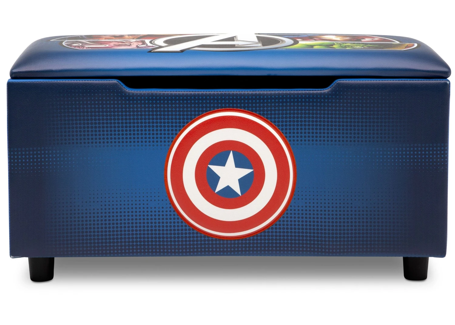 Delta Children Avengers Upholstered Storage Bench For Kids 3 Delta Children Avengers Upholstered Storage Bench For Kids - Image 3