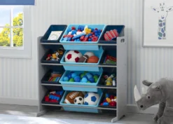Delta Children Kids Toy Storage Organizer With 12 Plastic Bins 28 Delta Children Kids Toy Storage Organizer With 12 Plastic Bins -Delta Children Sales Store TB83452GN blue 12 bins toy organizer hangtag hi res scaled