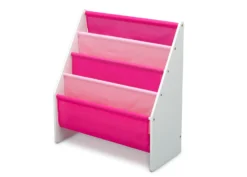 Delta Children Sling Book Rack Bookshelf For Kids 21 Delta Children Sling Book Rack Bookshelf For Kids -Delta Children Sales Store TB84413GN book rack white pink left hi res scaled