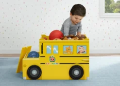 Delta Children CoComelon School Bus Toy Box
