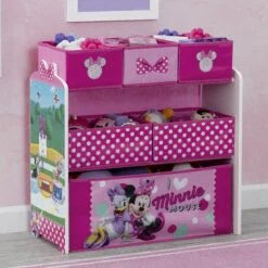 Delta Children Minnie Mouse Design And Store 6 Bin Toy Organizer 11 Delta Children Minnie Mouse Design And Store 6 Bin Toy Organizer -Delta Children Sales Store TB84720MN minnie design store organizer hangtag hi res 3a42a0b0 e2c9 47f1 becb a093d365290a