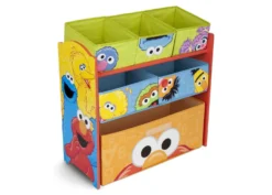 Delta Children Sesame Street Multi-Bin Toy Organizer 11 Delta Children Sesame Street Multi-Bin Toy Organizer -Delta Children Sales Store TB84735SS sesame multibin organizer right hi res 5570a502 5f08 45df a005 681aa3ebd619